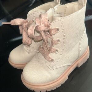 Stylish Cream Kids Boots